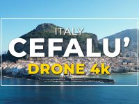 Flying over Cefalù Drone Footage 4k